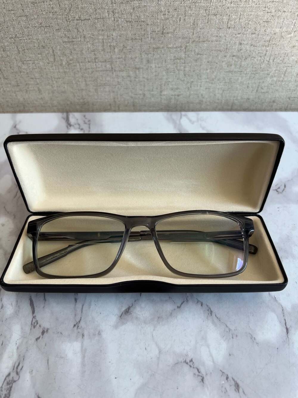 Phat Farm Gray Rectangular Eyeglasses with Case